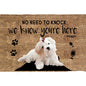 Personal Name Pet Cat And Dog Rug