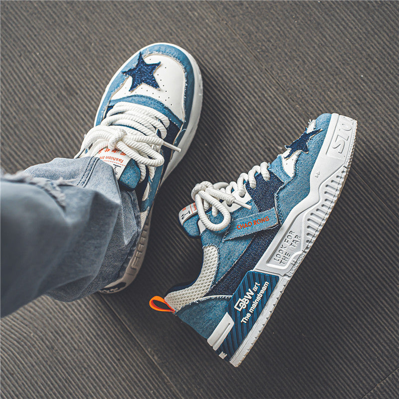 New cool urban Black  Breathable Casual Shoes five star shoes