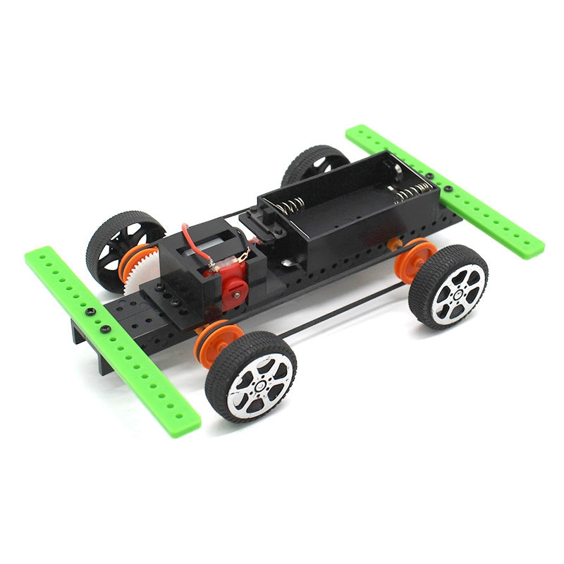 Four Wheel Drive Vehicle Technology Small Production Manual Assembly DIY Toy