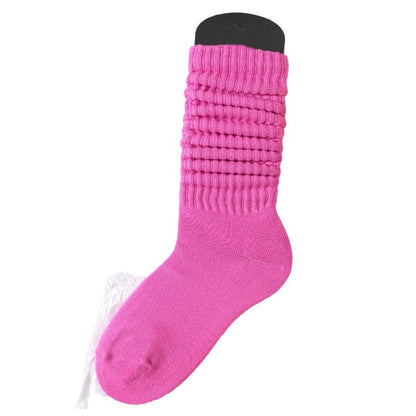 Lazy Bunching Socks European And American Extra Thick Fluffy Loop