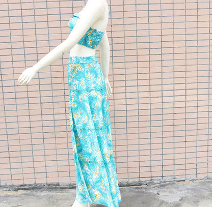 One-shoulder Back Fashionable Two-piece Sexy Dress