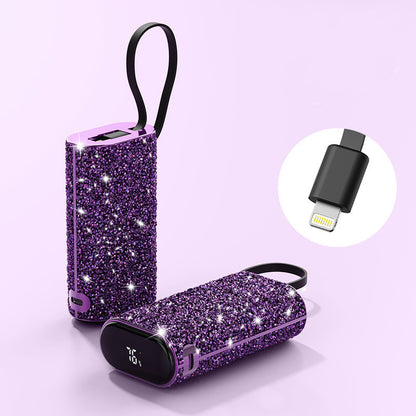 Super Fast Charging With Built-in Cable 10000mA