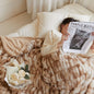 LuxuryRabbit Plush Blanket Winter Thickened Fur