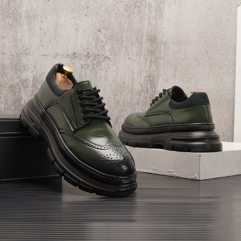 Hair Stylist's Internal Heightening Casual Shoes