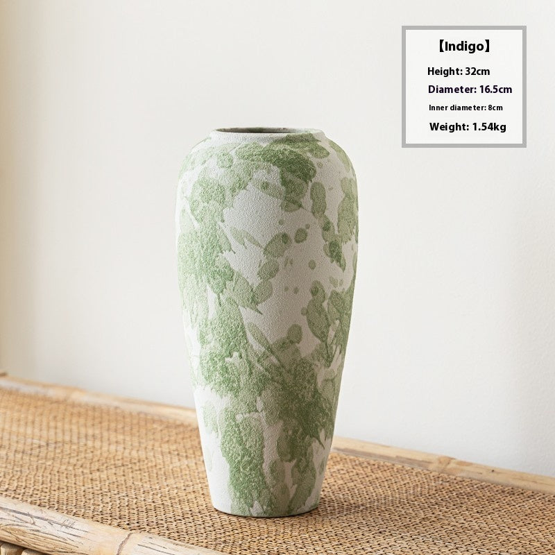 Chinese Style Decoration High-grade Flower Arrangement Ceramic Vase