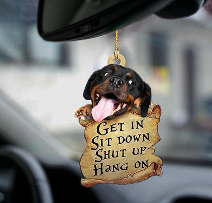 Car Pendant Sleeping Dog Angel Home Decor Acrylic Showcase Hanging Ornaments For Doors