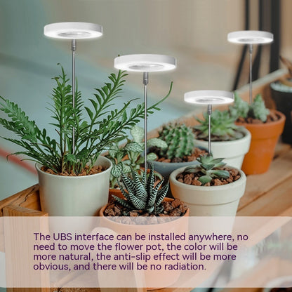 USB Angel Ring Plant Lamp Timing Dimming Height