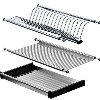 Built In Stainless Steel Cutlery Rack Of Cabinet