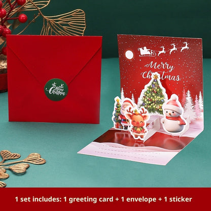 Three-dimensional Blessing Greeting Card