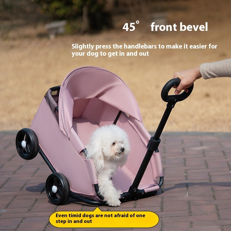 Small Pet Cart Portable Foldable Outdoor