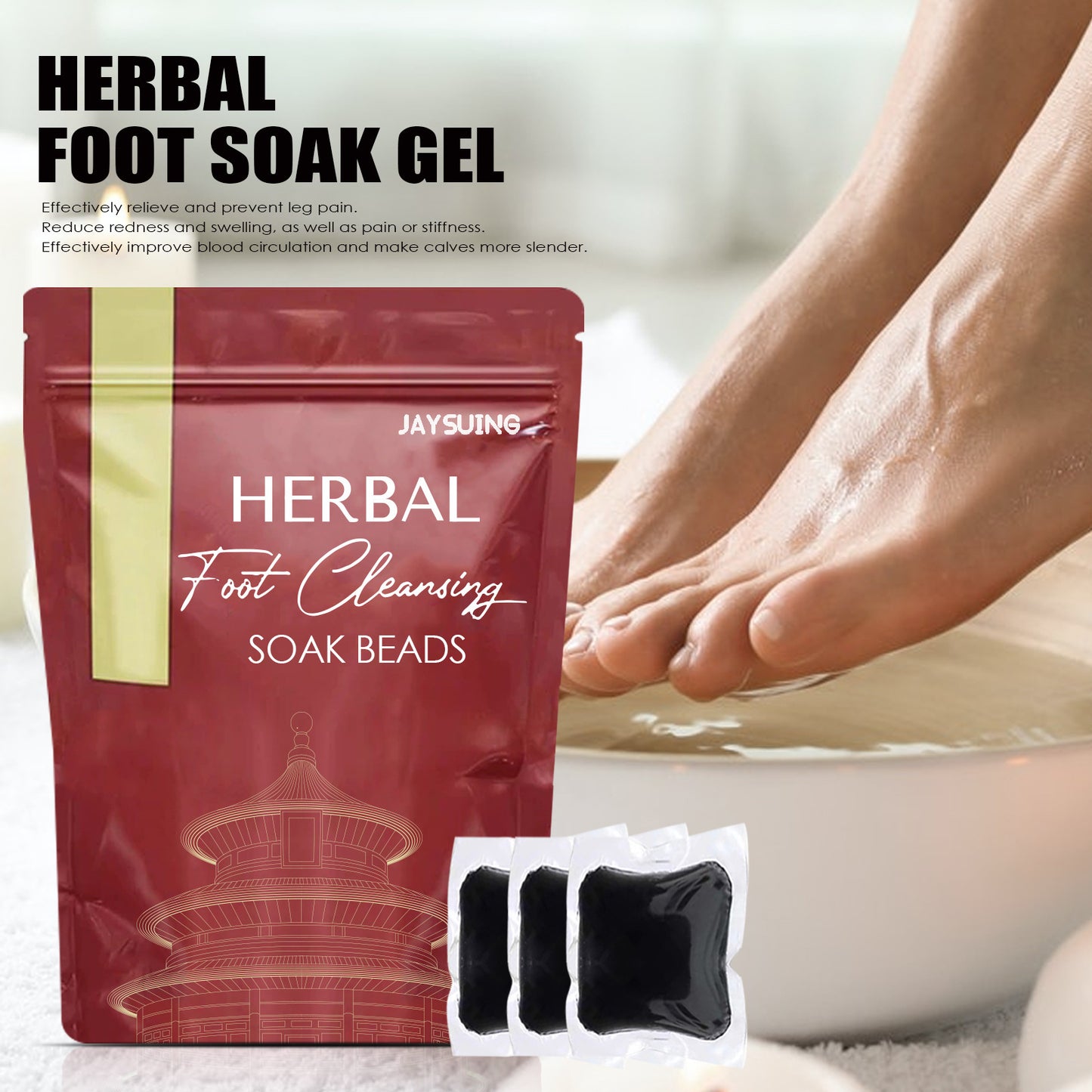Herbs To Ward Off Cold And Dampness Relieve Fatigue Foot Soaking Beads