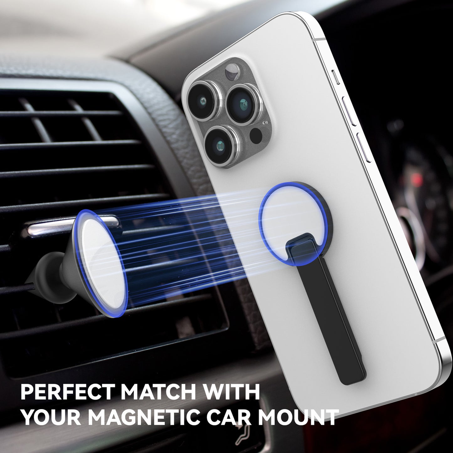 Aluminum Alloy Mobile Phone Bracket Horizontal And Vertical Available Rotating Decompression Back Paste Lollipop Small Mirror