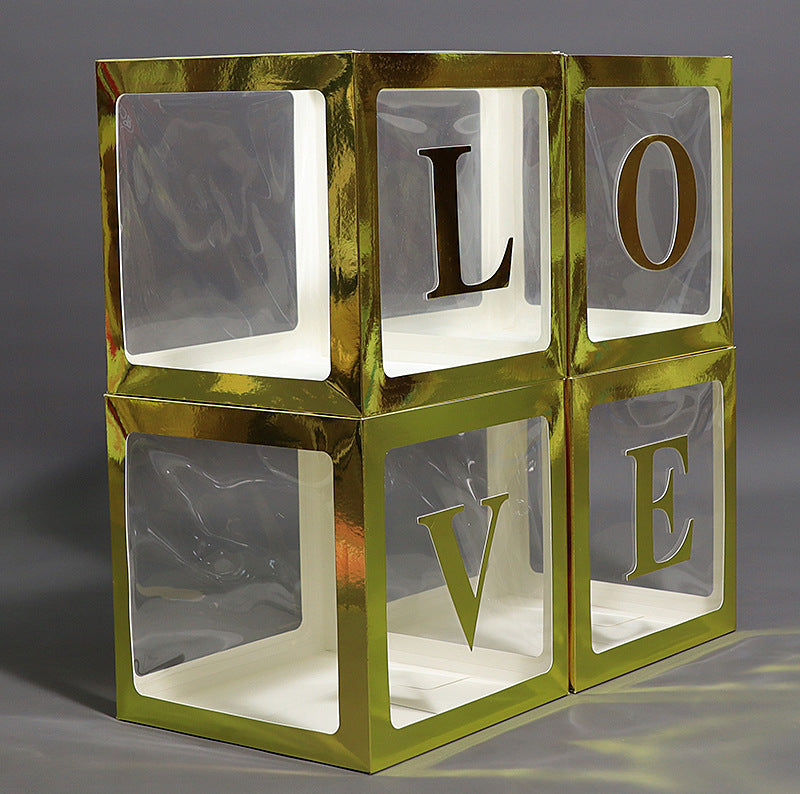 Transparent Balloon Box Gift Proposal Confession BABYLOVE