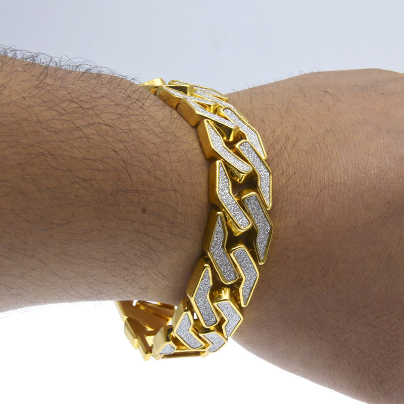 Geometric Stars Shining Men's Bracelet
