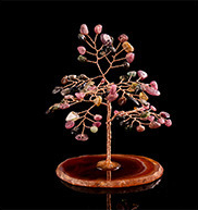 Handicraft Amethyst Crushed Stone Fortune Tree Decoration