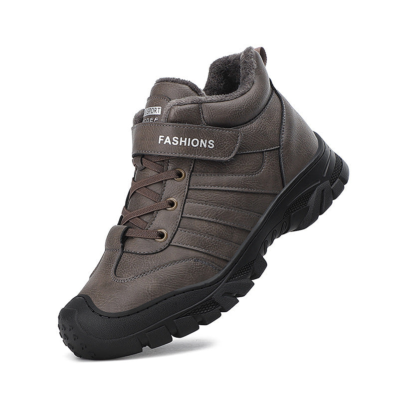 Men's Outdoor Mountaineering Snow Boots In Winter