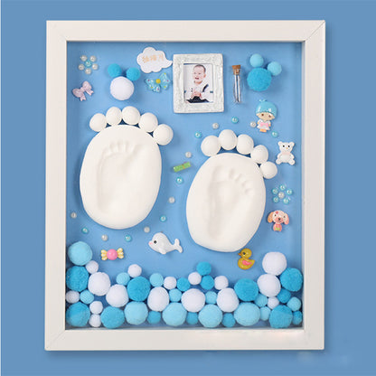 Hand And Foot Ink Pad Full Moon Footprint Hundred Days Commemoration DIY Homemade