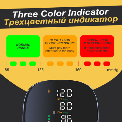 Rechargeable Voice Broadcast Sphygmomanometer Touch Screen