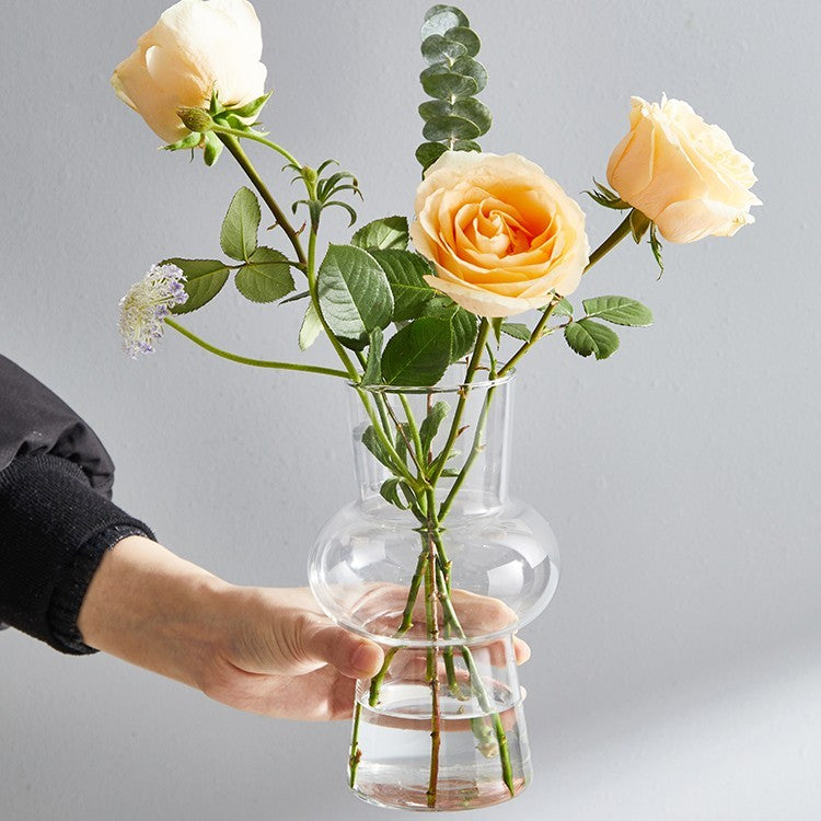 Wind Lantern Creative Glass Vase Decoration Living Room Vase Insertion