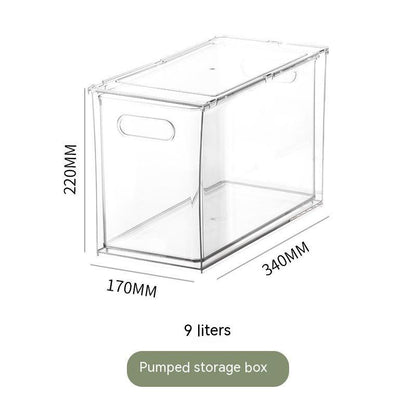 Household Large-capacity Storage Transparent PET Drawer Set