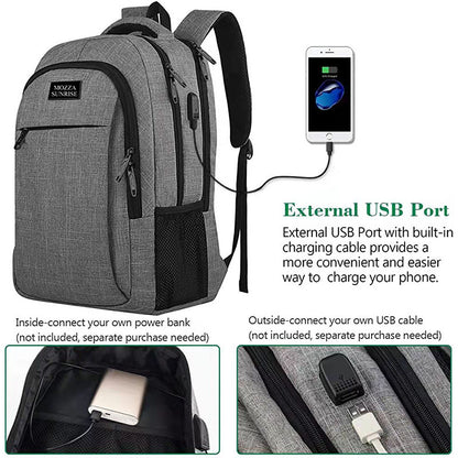 Rechargeable Shoulder Computer Bag Backpack Travel Outdoor