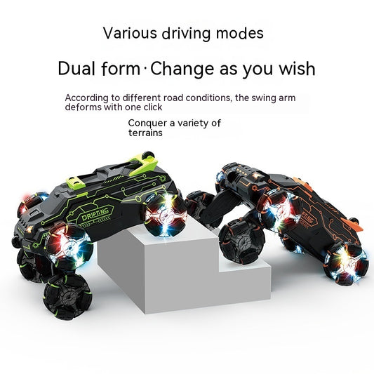 Remote Control Swing Arm Stunt Car Feel Drift Off-road Spray Deformation