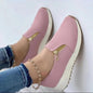 Women Flats Zip Shoes Light Sneakers - FLIPSTYLEZLLC