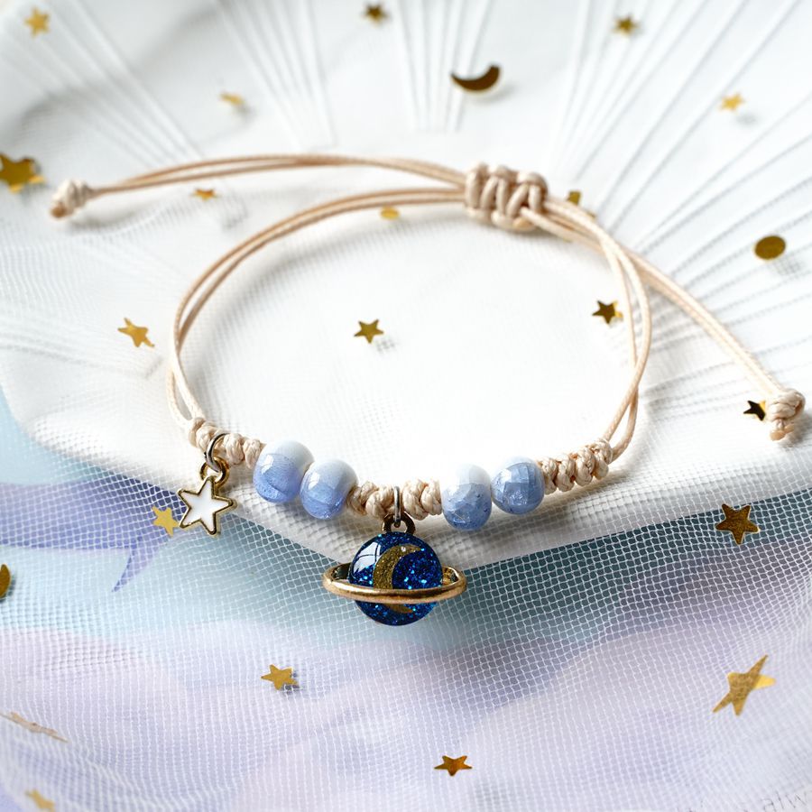 Universe Planet Stars Moon Bracelet