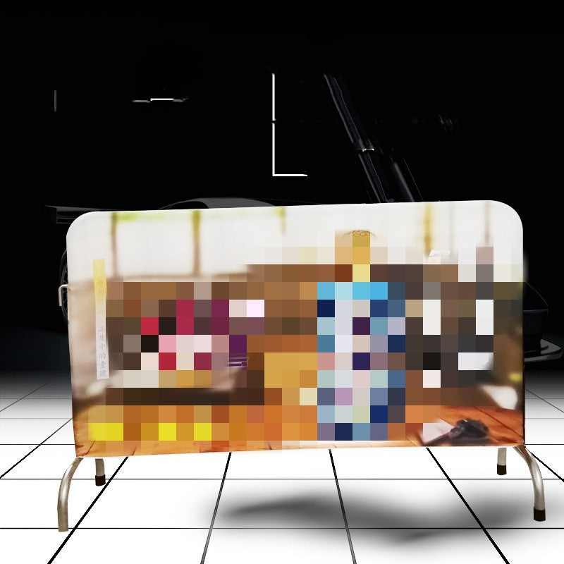 Canvas Stainless Steel Guardrail Advertising Enclosure