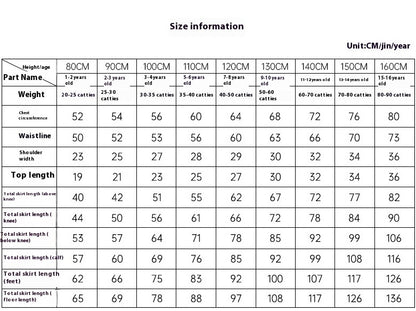 Girl All-match Fashion Umbrella Princess Dress