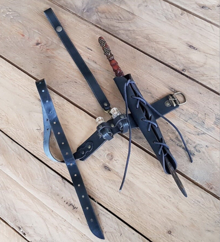 Leather Potion Sleeve Thigh Sword Sleeve Drama Performance