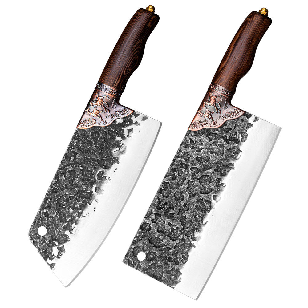 Household Chopping Knife With Forging And Beating Longquan Kitchen