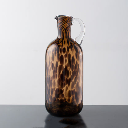Home Tortoiseshell Glass Vase Decoration Ornaments