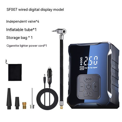 Car Portable Inflating Tool High-power Electric Tire Inflating