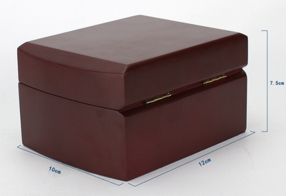High-end brand packaging gift box High-grade flannel watch wooden box Hot stamping logo OEM square box
