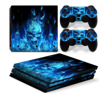 0131-0155 PS4 Pro game machine host Sticker Anti scraping geometric pattern sticker