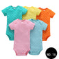 Baby Short Climb 5-piece Romper Boys and Girls Cotton One-piece Rompers