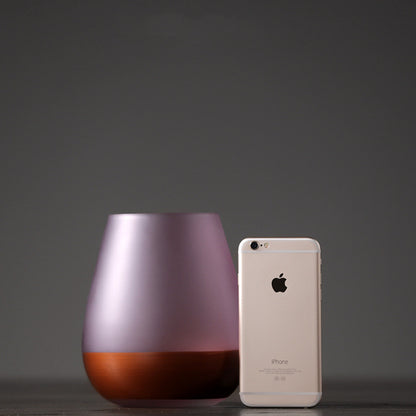 Modern and Simple American Stained Glass Vase