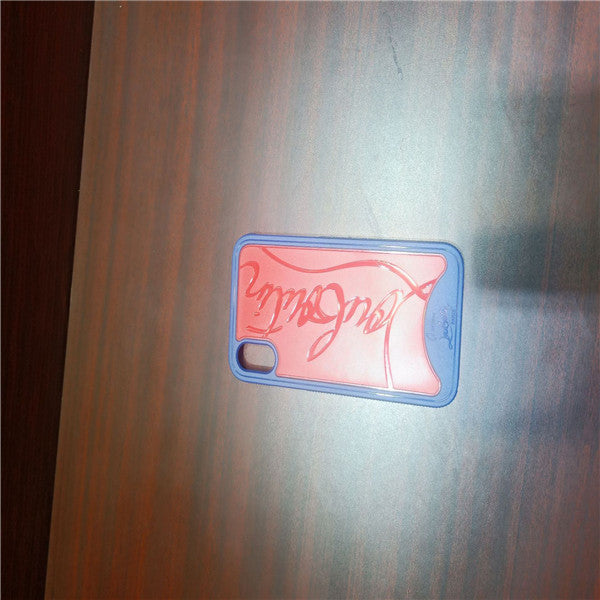 Red bottom rivet phone case