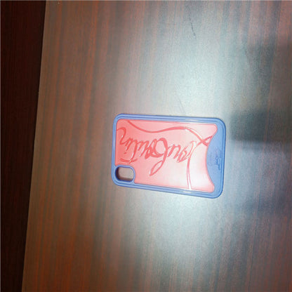 Red bottom rivet phone case