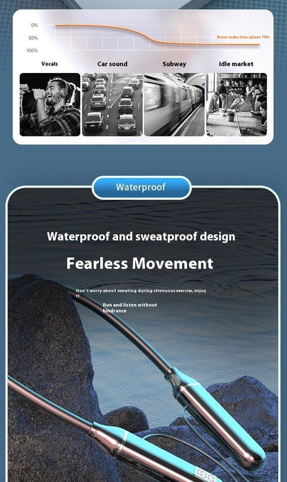 Neck Hanging Large Power G09 Digital Display Wireless Bluetooth Headset