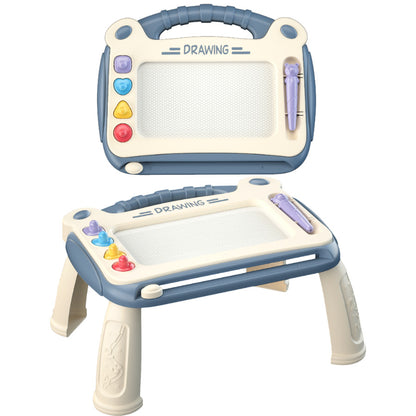 Portable Children's Toy With Table Leg Small Drawing Board