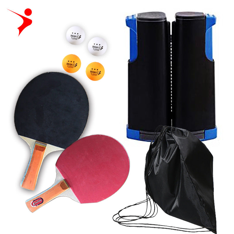 Portable table tennis racket