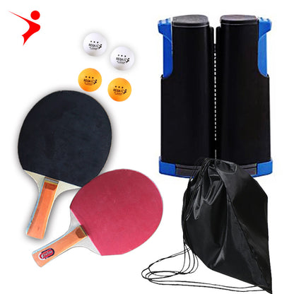 Portable table tennis racket