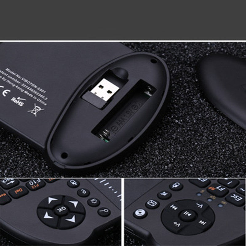 Wireless QWERTY Keyboard Air Mouse Combo