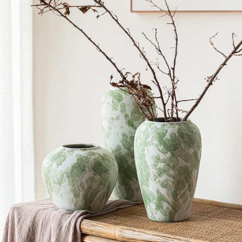 Chinese Style Decoration High-grade Flower Arrangement Ceramic Vase