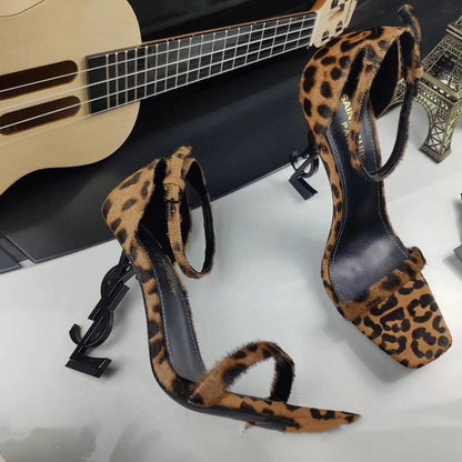 Sandals women's high heels plus size sandals