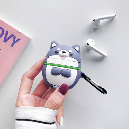 Compatible with Apple, Cute Shiba Inu Headphones Set