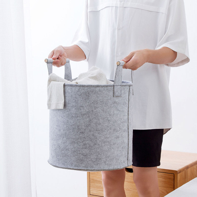 Portable clothing toy storage basket