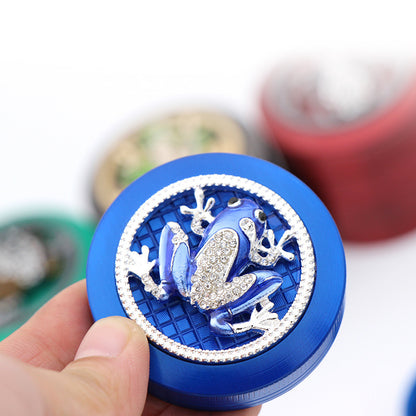 Diamond-studded smoke grinder